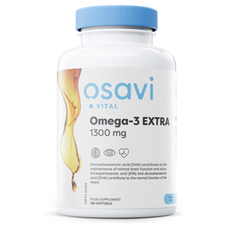 Osavi Omega-3 Extra Molecularly Distilled - 1300mg (Lemon)  - 120 softgels