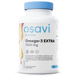 Osavi Omega-3 Extra Molecularly Distilled - 1300mg (Lemon)  - 60 softgels