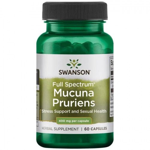 Swanson Full Spectrum Mucuna Pruriens, 400mg  - 60 caps