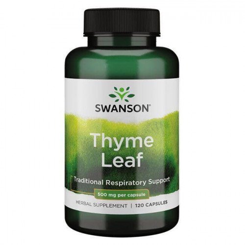 Swanson Thyme Leaf, 500mg  - 120 caps