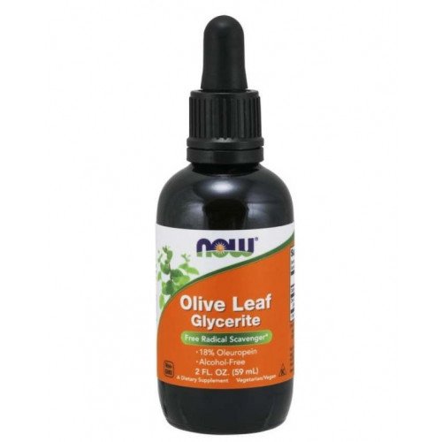 NOW Foods Olive Leaf Glycerite  - 59 ml.