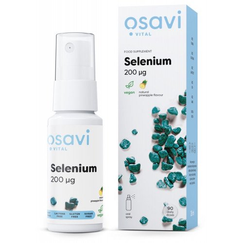 Osavi Selenium Oral Spray, 200mcg (Pineapple)  - 26 ml.