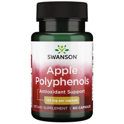 Swanson Apple Polyphenols, 125mg  - 60 caps