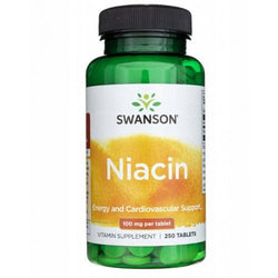 Swanson Niacin, 100mg  - 250 tablets