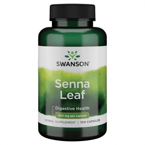 Swanson Senna Leaf, 500mg  - 100 caps