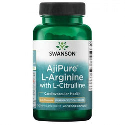 Swanson AjiPure L-Arginine with L-Citrulline  - 60 vcaps