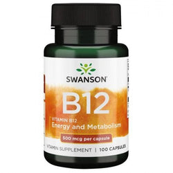 Swanson Vitamin B12, 500mcg  - 100 caps