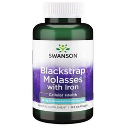 Swanson Blackstrap Molasses with Iron, 29mg  - 120 caps