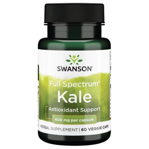 Swanson Full Spectrum Kale, 400mg  - 60 vcaps