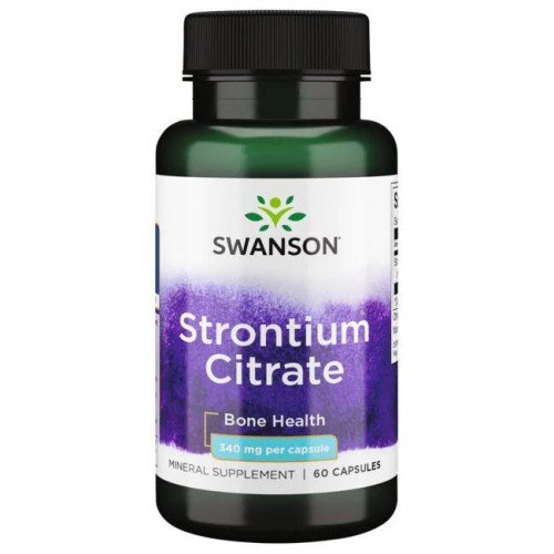 Swanson Strontium Citrate, 340mg  - 60 caps