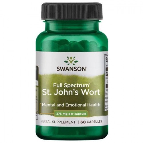 Swanson St. John's Wort - 375mg  - 60 caps