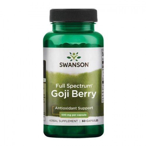 Swanson Full Spectrum Goji Berry, 500mg  - 60 caps