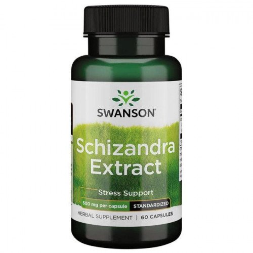 Swanson Schizandra Extract, 500mg  - 60 caps