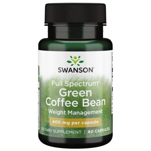 Swanson Full Spectrum Green Coffee Bean, 400mg  - 60 caps