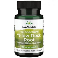 Swanson Full Spectrum Yellow Dock Root, 400mg  - 60 caps