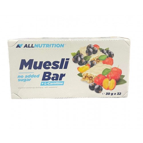 Allnutrition Muesli Bar + L-Carnitine  - 32 bars