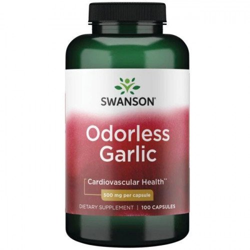 Swanson Odorless Garlic, 500mg  - 100 caps