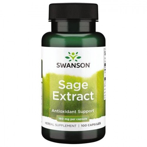 Swanson Sage Extract, 160mg  - 100 caps