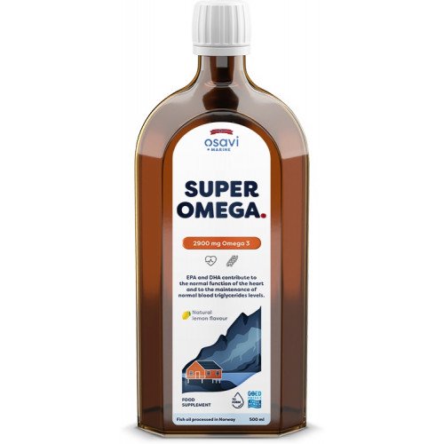 Osavi Super Omega - 2900mg Omega 3 (Lemon)  - 500 ml.