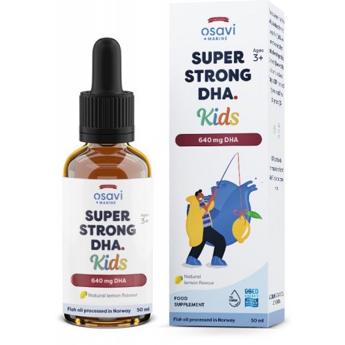 Osavi Super Strong DHA Kids, 640mg DHA (Lemon)  - 50 ml.