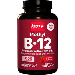 Jarrow Formulas Methyl B-12 - 5000mcg (Cherry)  - 90 chewable tabs