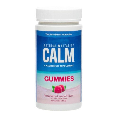 Natural Vitality Calm Gummies - Raspberry Lemon  - 60 gummies