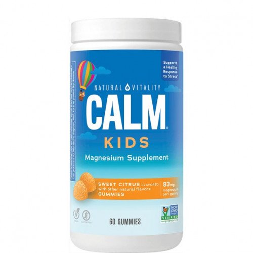 Natural Vitality Calm Kids Gummies - Sweet Citrus  - 60 gummies