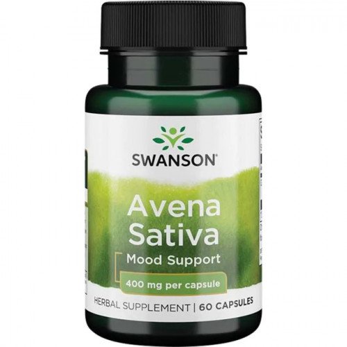 Swanson Avena Sativa, 400mg  - 60 caps