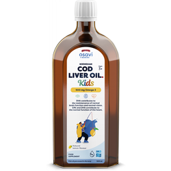 Osavi Norwegian Cod Liver Oil Kids - 500mg Omega 3 (Lemon)  - 500 ml.