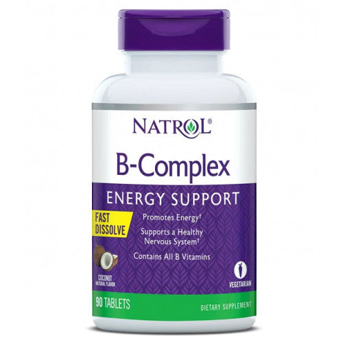 Natrol B-Complex Fast Dissolve, Coconut  - 90 tablets