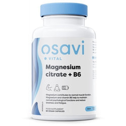 Osavi Magnesium Citrate + B6 - 375mg + 4.2mg  - 90 vcaps