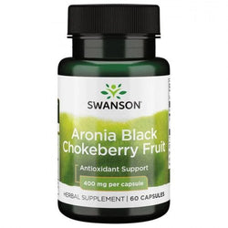 Swanson Aronia Black Chokeberry Fruit, 400mg  - 60 caps