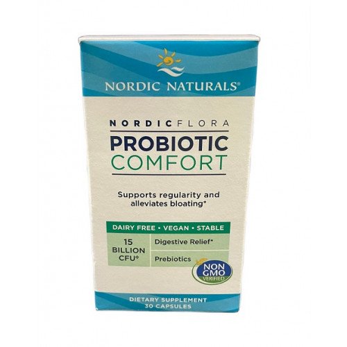 Nordic Naturals Nordic Flora Probiotic Comfort, 15 billion CFU  - 30 caps