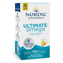 Nordic Naturals Ultimate Omega - 1280mg Lemon (EAN 768990037900)  - 180 softgels