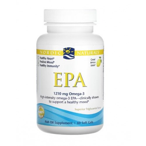 Nordic Naturals EPA, 1210mg Lemon  - 60 softgels