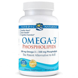 Nordic Naturals Omega-3 Phospholipids, 500mg  - 60 softgels