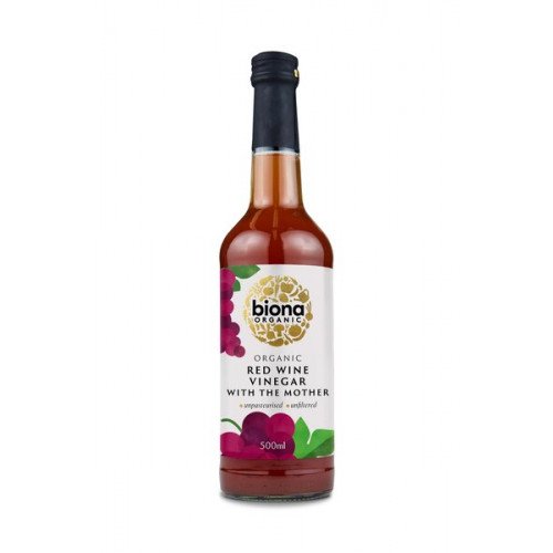 Biona Organic Vinegar, Red Wine  - 500 ml.