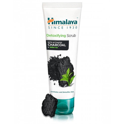 Himalaya Detoxifying Scrub with Activated Charcoal & Green Tea  - 75 ml.