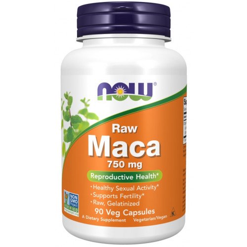 NOW Foods Maca 6:1 Concentrate - 750mg RAW  - 90 vcaps