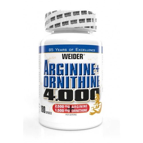 Weider Arginine + Ornithine 4000  - 180 caps