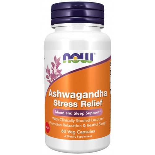 NOW Foods Ashwagandha Stress Relief  - 60 vcaps