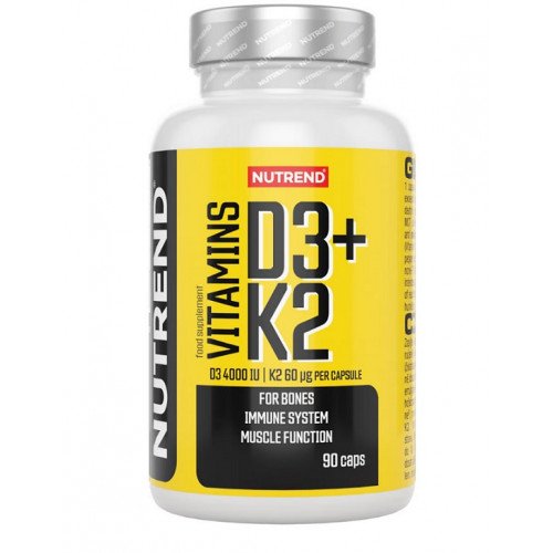 Nutrend Vitamins D3 + K2  - 90 caps