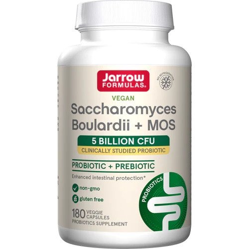 Jarrow Formulas Saccharomyces Boulardii + MOS  - 180 vcaps