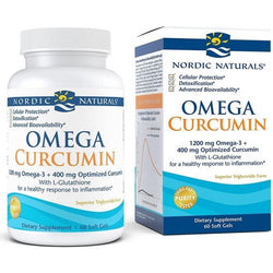 Nordic Naturals Omega Curcumin, 1200mg  - 60 softgels