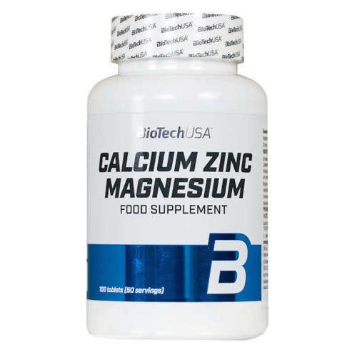 BioTechUSA Calcium Zinc Magnesium  - 100 tablets