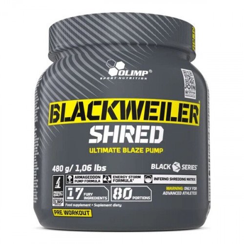 Olimp Nutrition Blackweiler Shred, Exotic Orange  - 480 grams