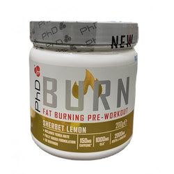 Phd Burn Pre-Workout, Sherbet Lemon  - 200 grams