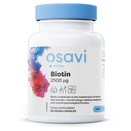 Osavi Biotin - 2500mcg  - 60 vegan caps