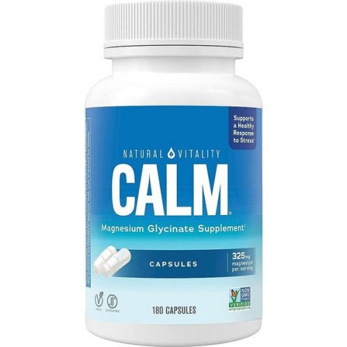 Natural Vitality Calm Magnesium Glycinate - Calm Magnesium Glycinate  - 180 caps