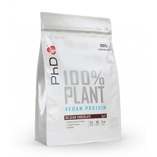 Phd 100% Plant, Belgian Chocolate  - 1000 grams